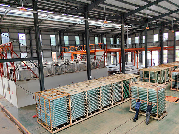 Linha de produção de acrílico.2