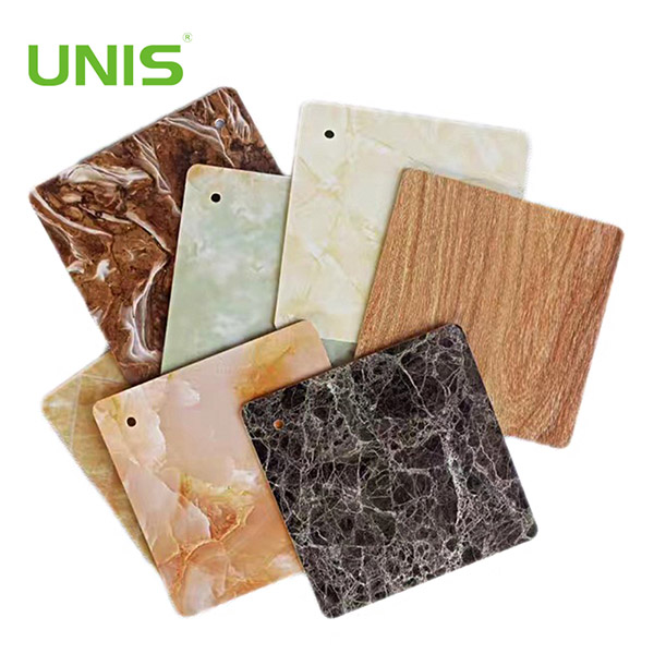 Folha de mármore UV de PVC para interior