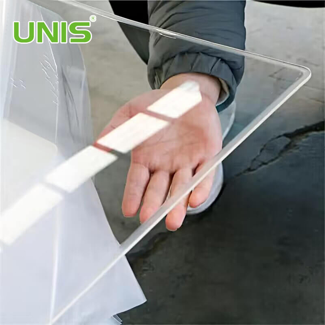 Folha de acrílico fundido transparente Unis Perspex 