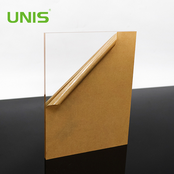 Folha acrílica de cores transparentes UNIS