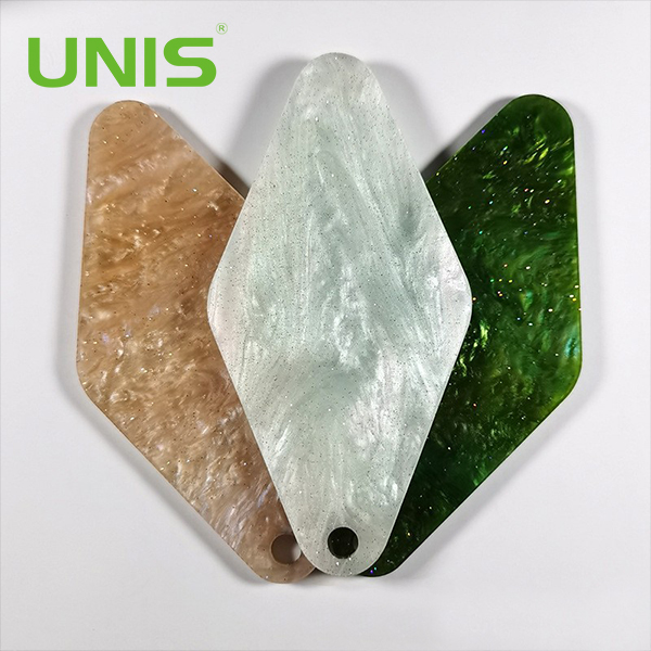Folhas acrílicas de mármore UNIS 2,5 mm para decoração 