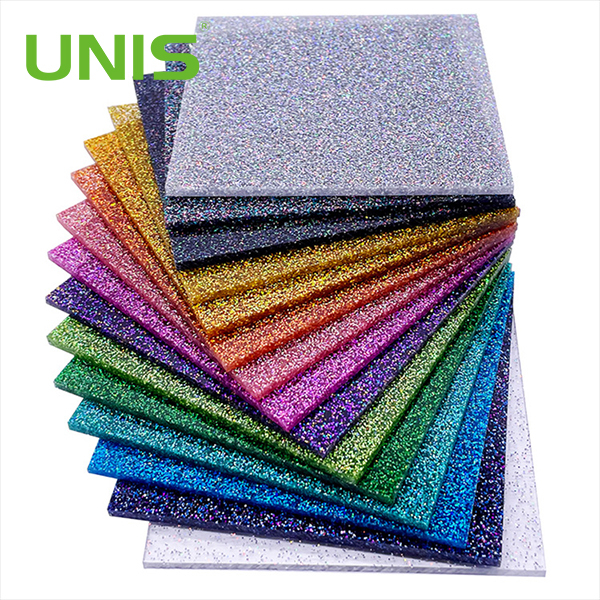 Folha acrílica Unis Colors Glitter 