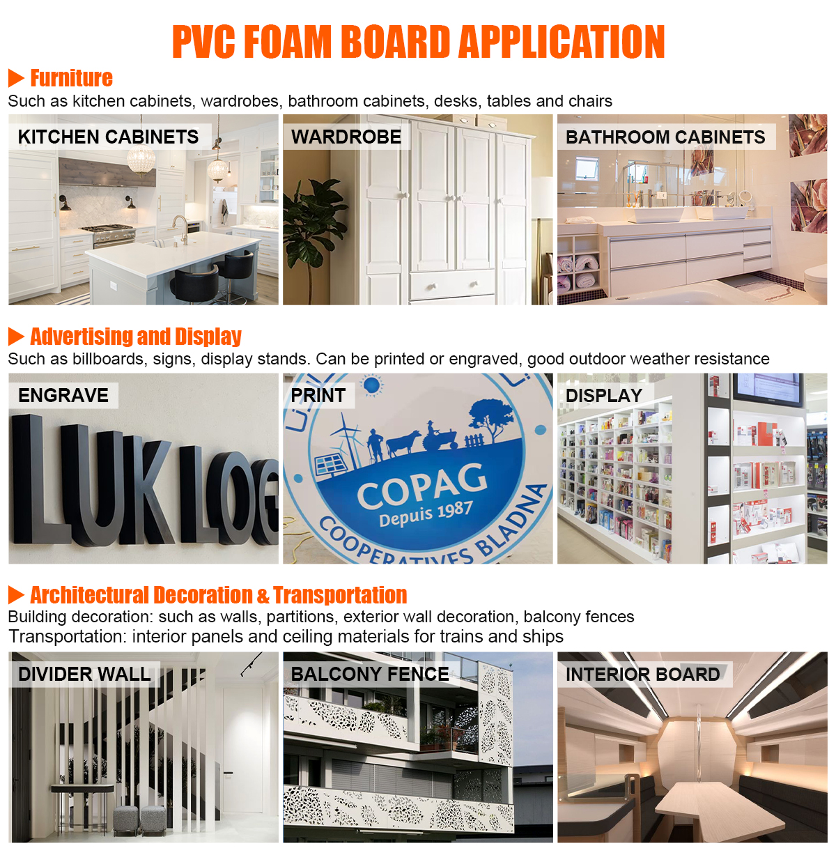 Quais são os melhores usos das placas de espuma de PVC? Um guia completo para empresas