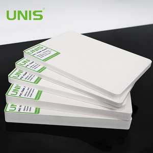Placa de espuma UNIS Wpc/pvc Folha de PVC de espuma expandida 6 mm Rígida adesiva preta