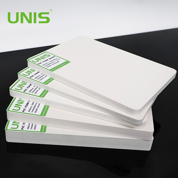 Placa de espuma UNIS Pvc Placa de espuma Celuka de 10 mm