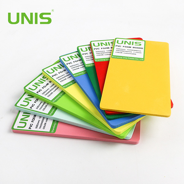 A placa da espuma do Pvc de UNIS cobre o Pvc sem chumbo 1/2' placa da espuma 8/4 pés 1/2'