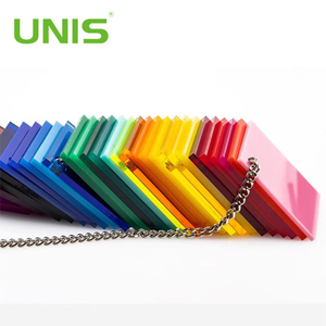 Folhas acrílicas coloridas UNIS 3mm 4 pés x 8 pés