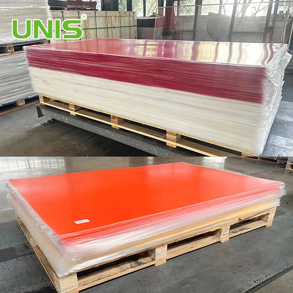 Folha de acrílico fundido transparente Unis Perspex 