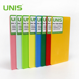 Placa de espuma de pvc colorida de fábrica Unis