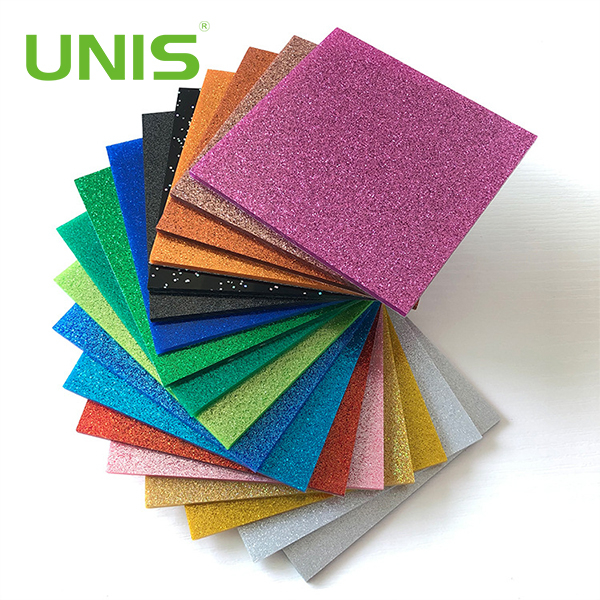 Unis atacado folha de acrílico perolado para decorações artesanato jóias